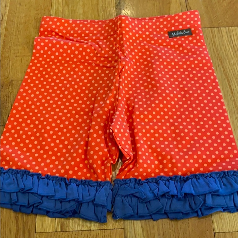 New red and navy shorties